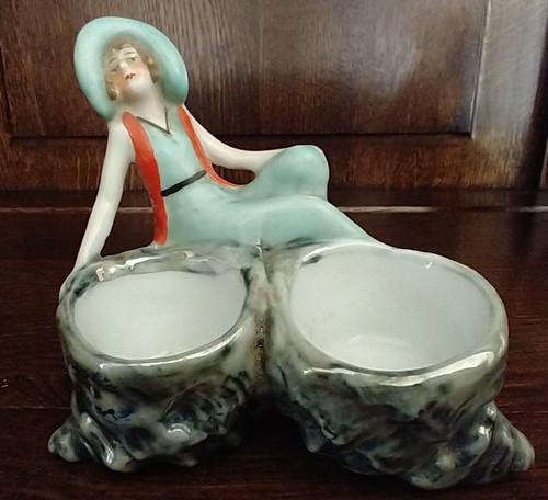 Joli ancien saleron art déco - joli,