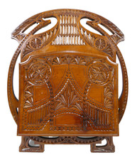 Porte-Revues Art Nouveau Sculpté 16-Ao