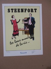 Valles ex libris  sérigraphie numéroté signé