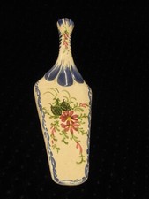 ANCIENNE PELLE A TARTE GATEAU FAIENCE DECOR FLORAL