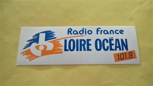 Ancien autocollant radio - ancien,