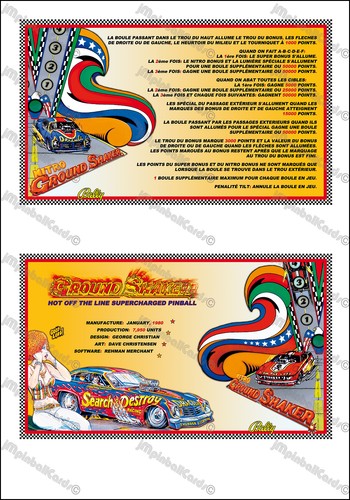 Bally nitro ground - shaker, 1980