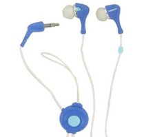 Casque In-Ear Thomson HED 134 3,5Mm Jack Bleu/Blanc