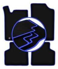 Tapis de sol en Velours noir