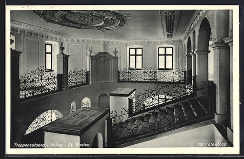 Carte postale blasien - carte, st