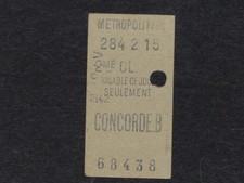 [COLLECTIONS] TICKET de METRO