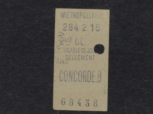 Collections ticket de - [collections],