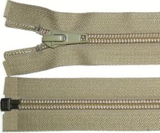 YKK Fermeture,23 "/ 58CM,Léger Kaki ,Nylon Dents Plastique Bout Ouvert,Numb 5