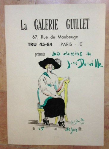 Jean dorville 1961 affiche - 1961,