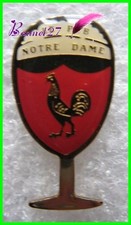 Pin's Le PUB NOTRE DAME Verre de Biere beer avec de la mousse avec un Coq  #G2
