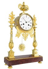 PORTIQUE Kaminuhr Empire clock