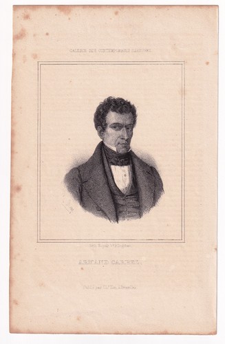 Portrait xixe armand carrel - portrait,