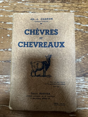 Ancien livre agricole charon - ancien,