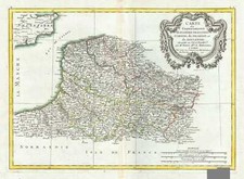 1771 Bonne Map of Picardy