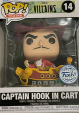 FIGURINE POP DISNEY VILLAINS - CAPTAIN HOOK IN CART / FUNKO POP N° 14