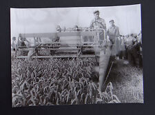 Photo ancienne BRAUD moissonneuse batteuse A2080 tractor tracteur Traktor 10