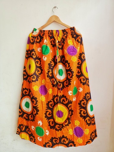 Jupe suzani orange indien - jupe, en
