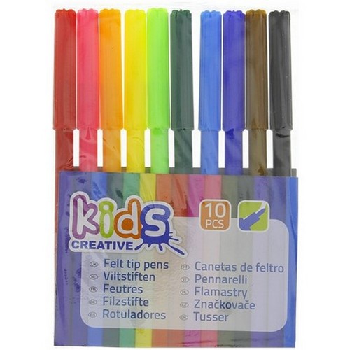 Crayons feutre couleur - 10,