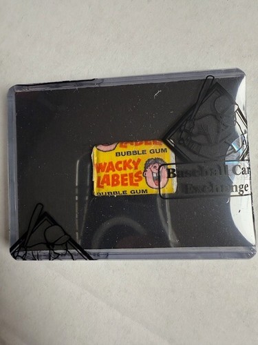 1966 wacky labels sealed - 1966, pack