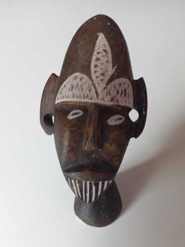 Statuette tête pierre - tête,