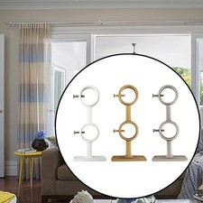 Support de tringle à rideau Double, support de poteau romain pour salon,