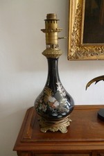 BRONZE LAMPE NAPOLEON III ELECTRIFIEE    BRONZE