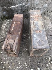 Lot 2 caisses MG 08 / 15 Allemand ww1 - Acier bois