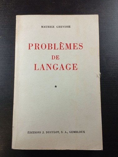 Problèmes langage tome - de, 1
