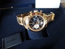 ZENITH Chronomaster El Primero Full Set garantie 5 ans Or Rose 18k à -30%