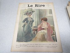 LE RIRE N° 384 11 JUIN 1910 DESSINS DE GUILLAUME ALBERT MODE CHAPEAU 