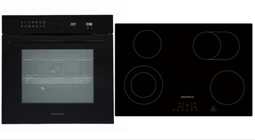 Four cuisinière cuisson noir - four,
