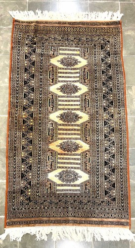 Tapis persan soie - soie, laine