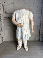 Robe Tablier D’origine Ancienne De Poupée UNIS SFBJ DEP Jumeau