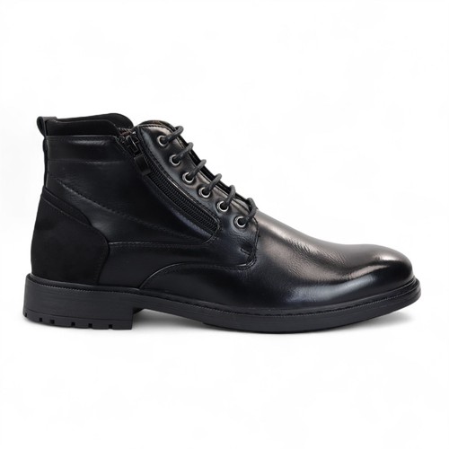 Homme noir motard lacet - homme,