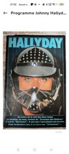 Rare Programme La Peur Poster Johnny Hallyday