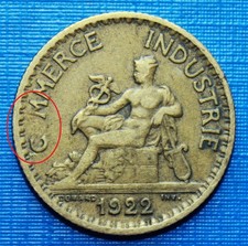 Monnaie fautée : 1 Franc