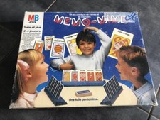 Jeu de société vintage MB 1987 - Mémo-Mime Complet
