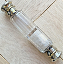 Ancien flacon à sels Double - Métal argenté et cristal - Sommelet Jeune