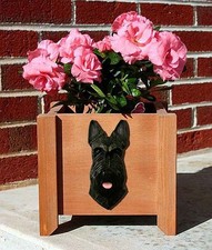 Pot De Fleurs Pour Scottish Terrier Brindle