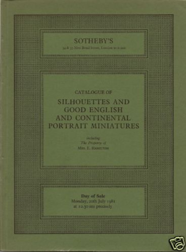 Sotheby silhouettes portrait - sotheby's,