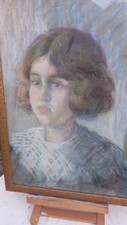 Portrait Jeune Fille Pastel