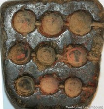 V0456 Rare Matrice Maroc Morocco Billes Monnaies Bouton AU 1850's SUP ->F offre