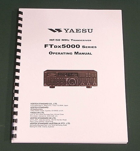 Yaesu ftdx 5000 operating - ftdx-5000,