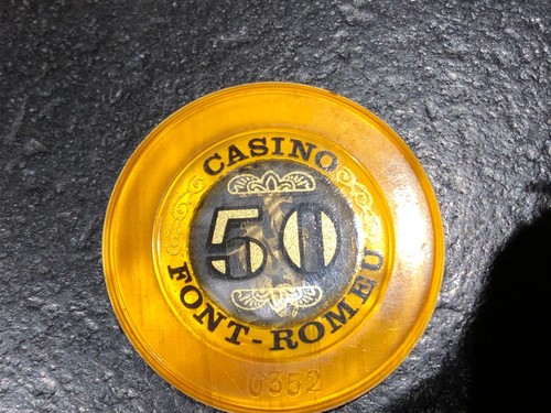 Plaque francs casino de - plaque,