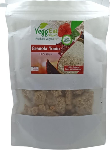Granola fonio hibiscus - fonio,