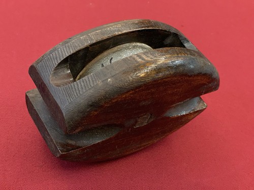 Poulie bateau voilier bois - poulie,