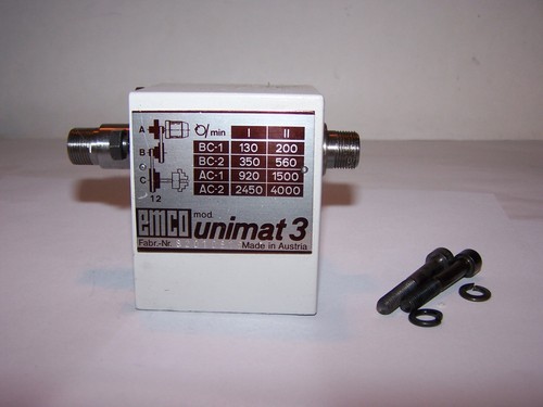 Unimat emco headstock - unimat, 3,