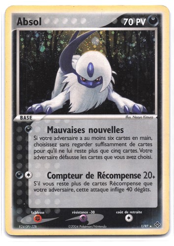 Carte pokémon absol ex - absol,