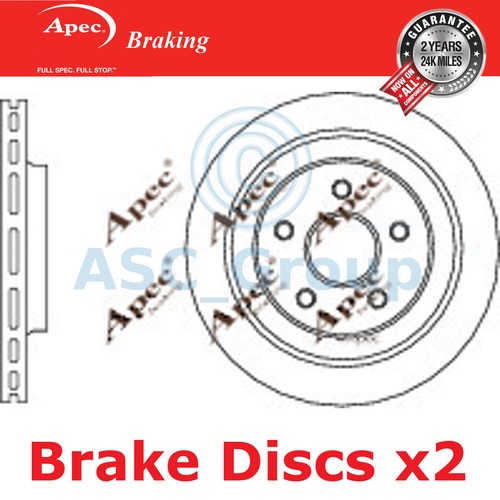 Apec braking 332mm ventilé - 2x,