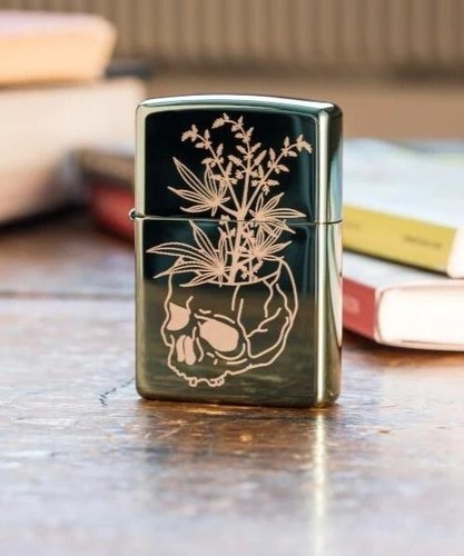Zippo botanical skull - zippo, ★